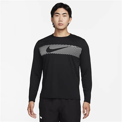 nike hardloopshirt lange mouw heren|Hardlooptops en hardloopshirts voor heren .